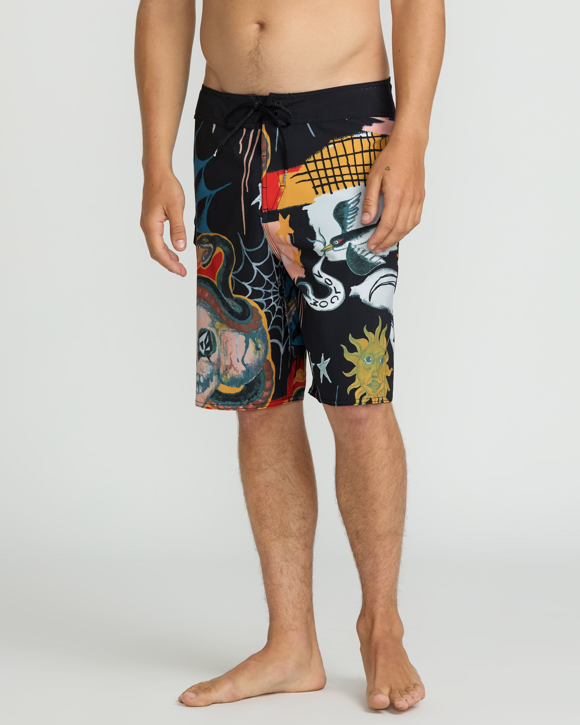 Volcom Herren Badeshorts Novelty Trunk 17 – In Blau, Für Sport & Freizeit Am Wasser