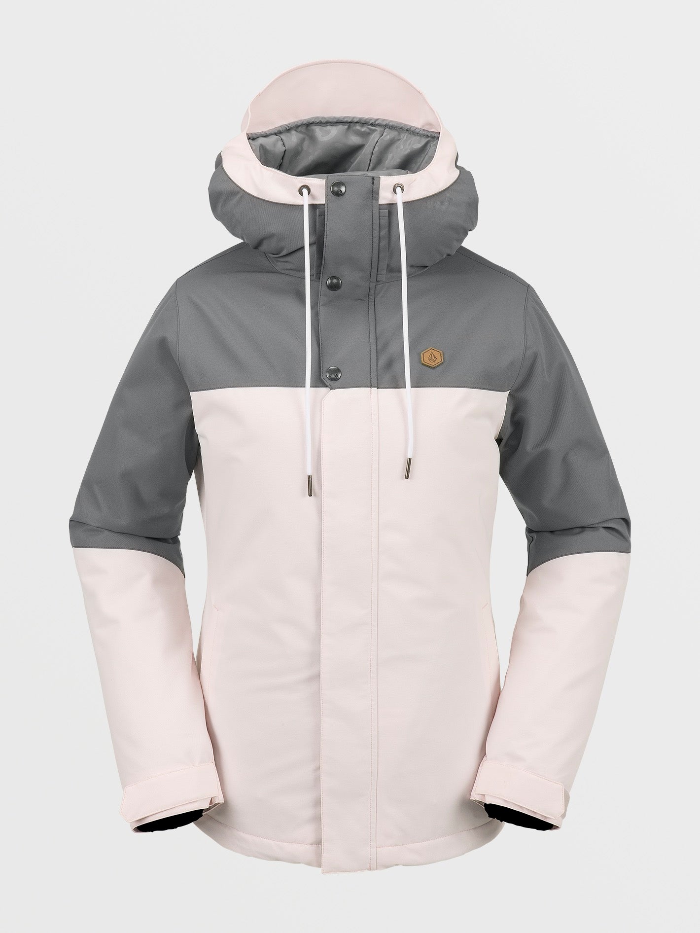 Volcom Damen Thermojacke – Mit 100g Polyfill-Isolierung, Atmungsaktiv, Wasserabweisend & Kapuzenbesetzt