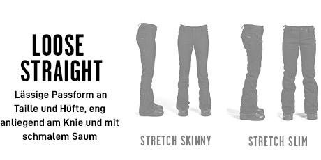 Damen Hosen Snow Loose Straight Fit