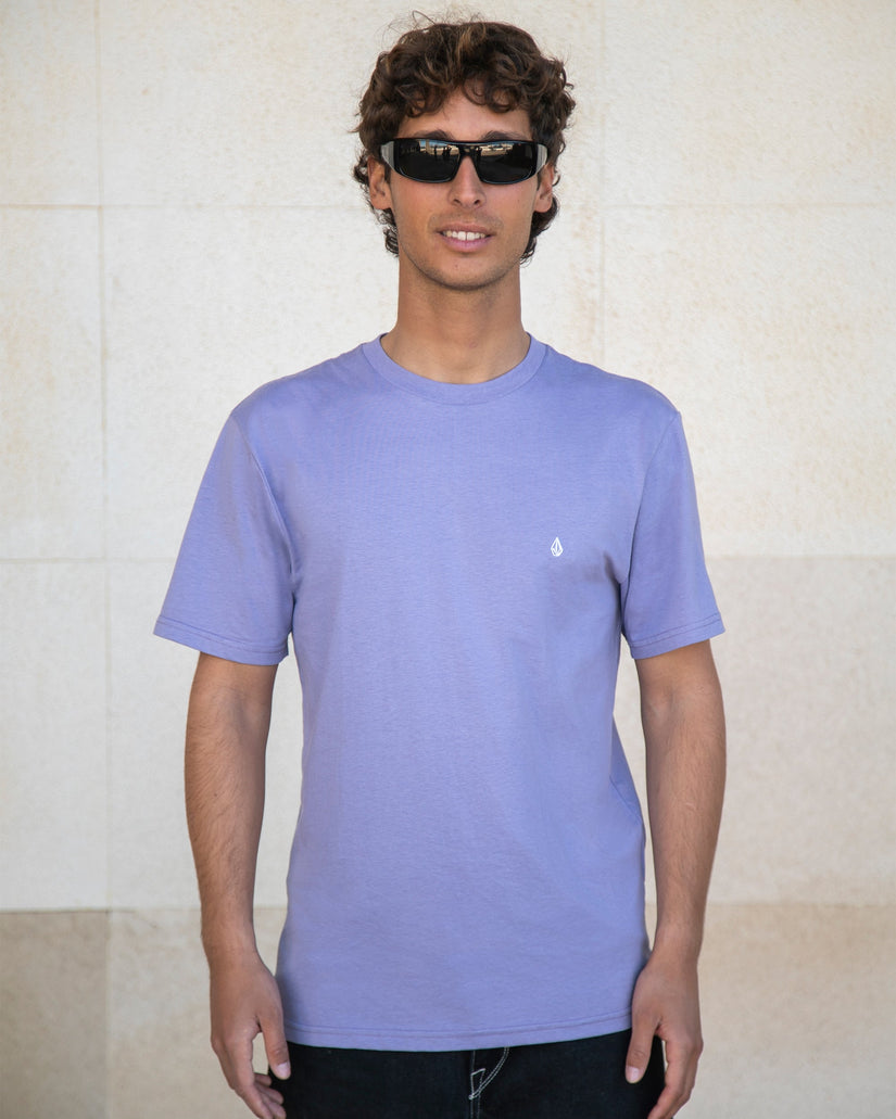 Stone Blanks T-Shirt - Purple Ash