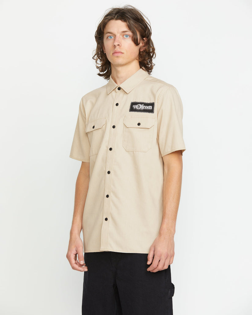 Volcom Ent Shirt - PALE KHAKI