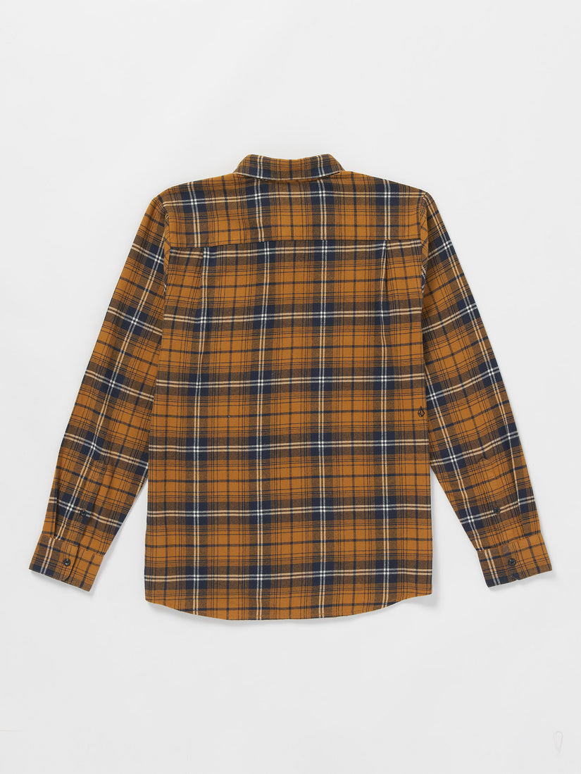 Caden Plaid Hemd - Chestnut Brown
