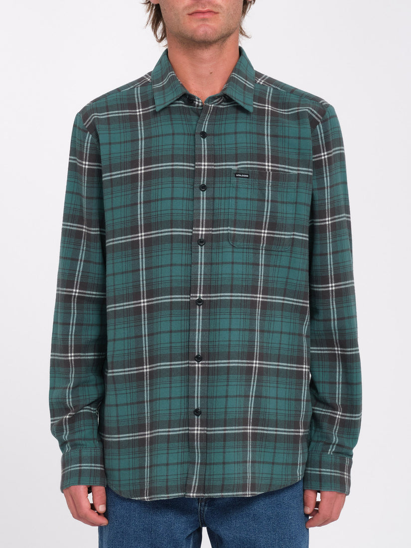 Caden Plaid Hemd - Sea Green