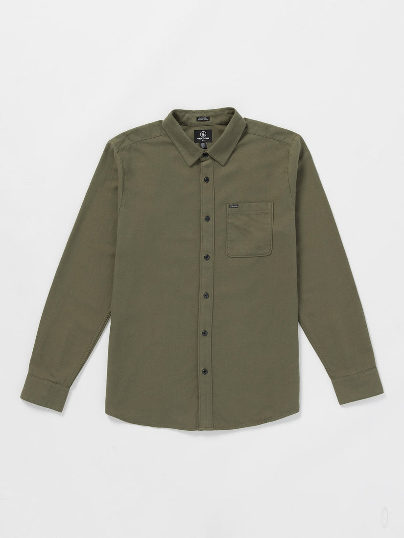 Caden Solid Hemd - Wintermoss