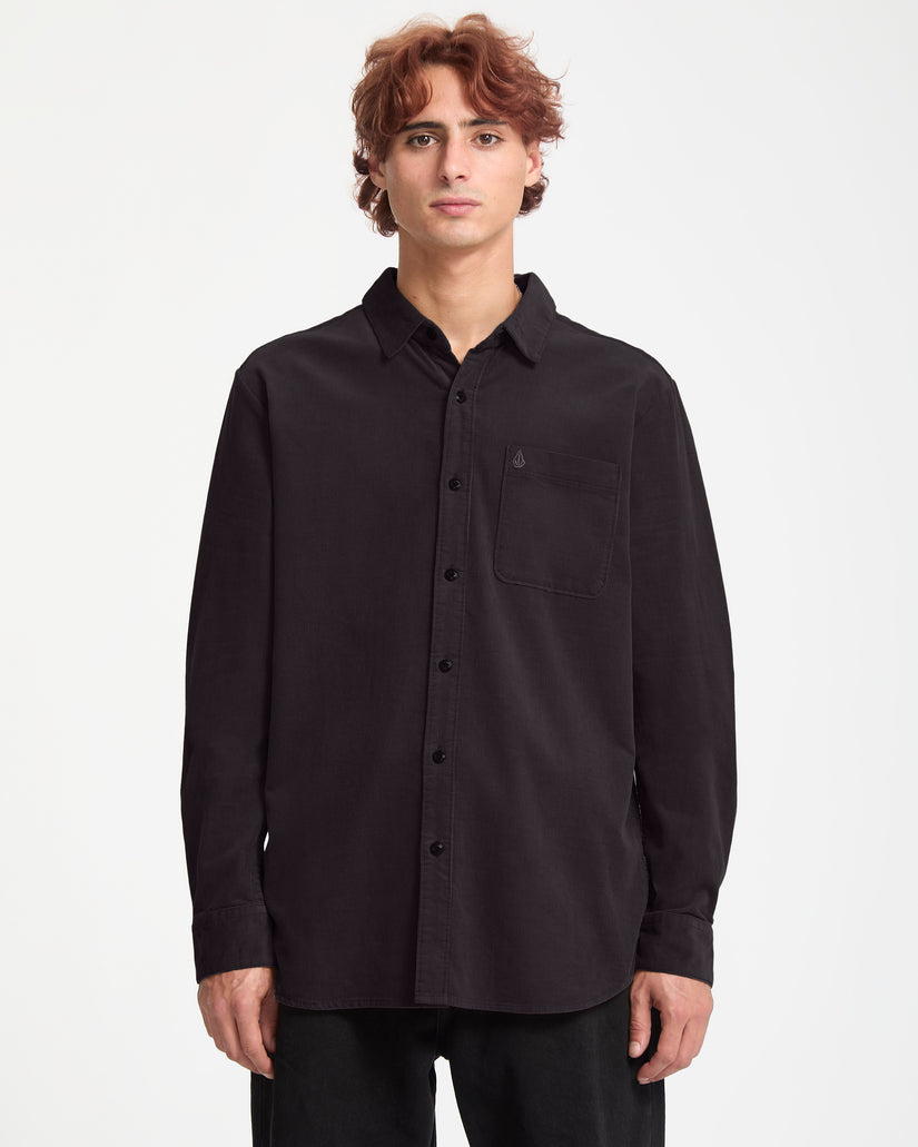 Zander Hemd - Asphalt Black