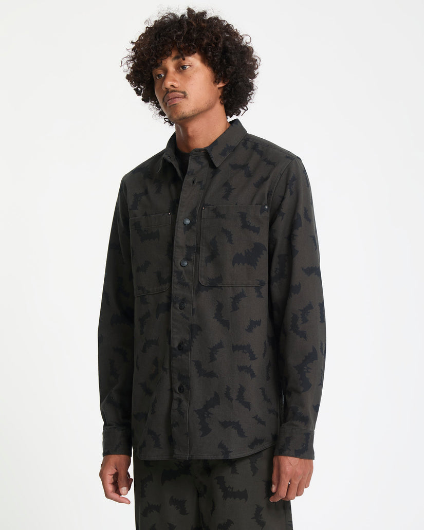 J.J. Villard Hemd - Rinsed Black