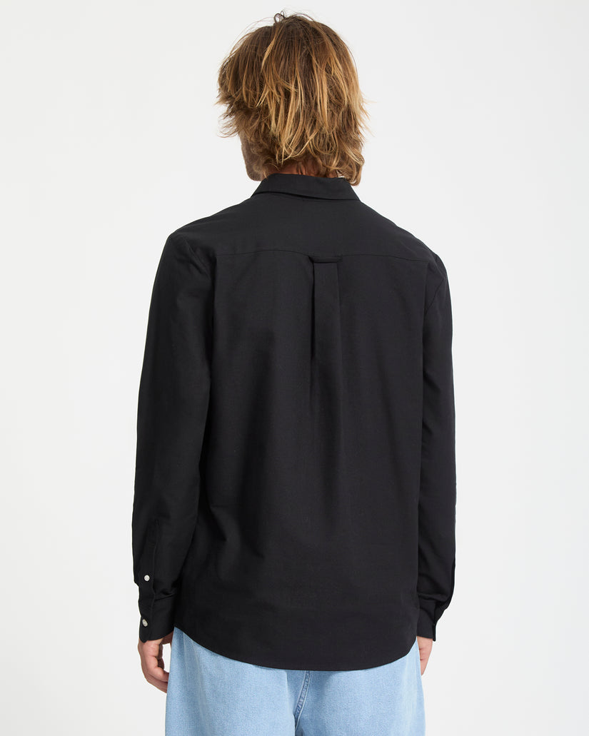 Veeco Oxford-Hemd - Black