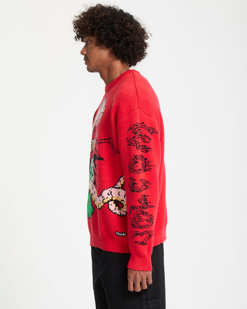 J.J. Villard Pullover - Lifeguard Red