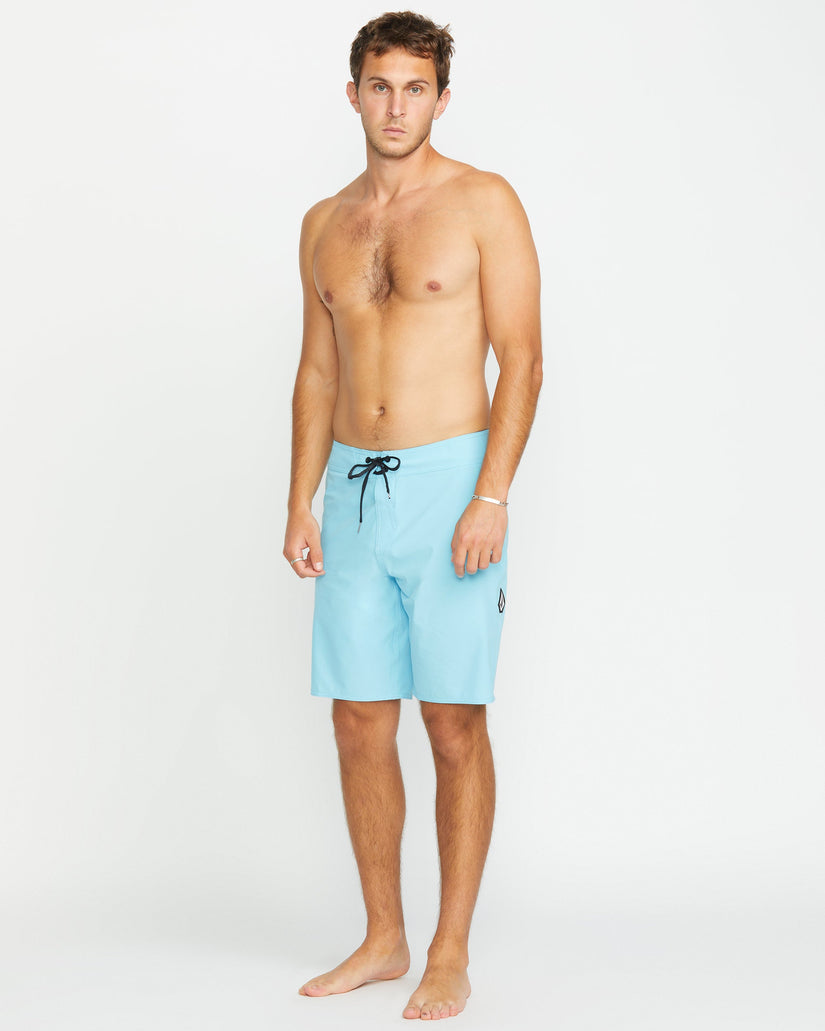 Lido Solid Mod 20" Boardshorts - RESIN BLUE
