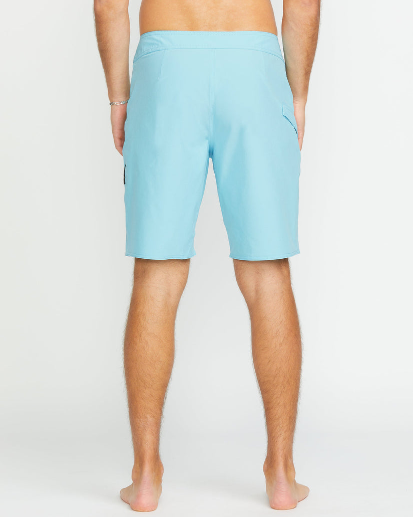 Lido Solid Mod 20" Boardshorts - RESIN BLUE