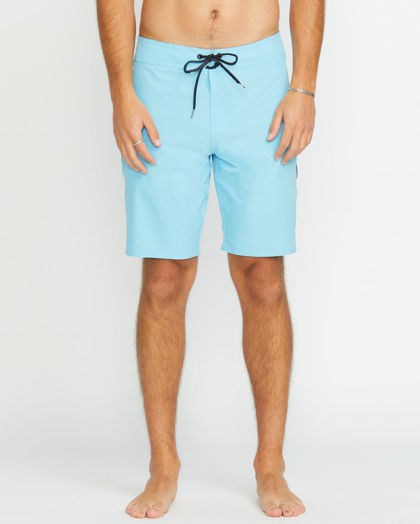 Lido Solid Mod 20" Boardshorts - RESIN BLUE
