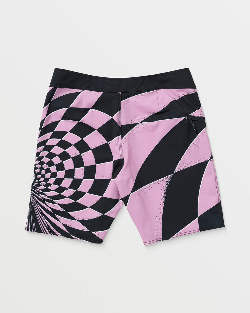 Spiral Stn Mod 20" Boardshorts - STEEL PURPLE