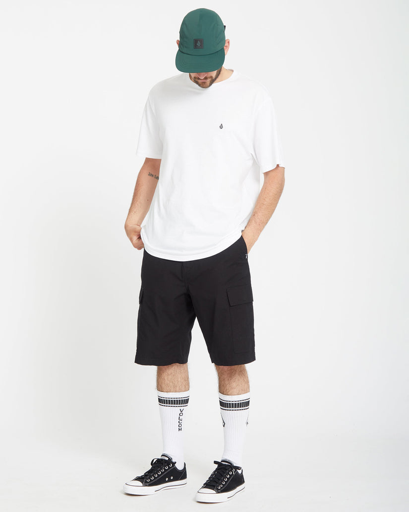 Strange Tripper Cargo 22" Shorts - BLACK