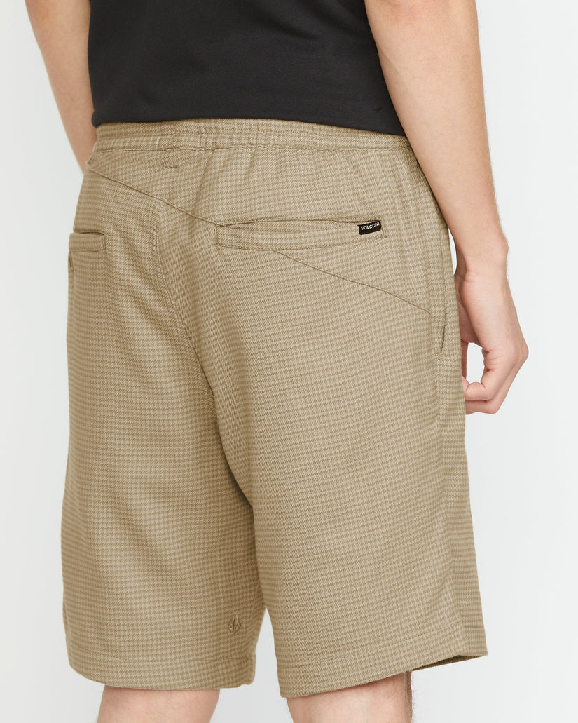 Frickin Elasticated Waist 19" Shorts - LIGHT KHAKI