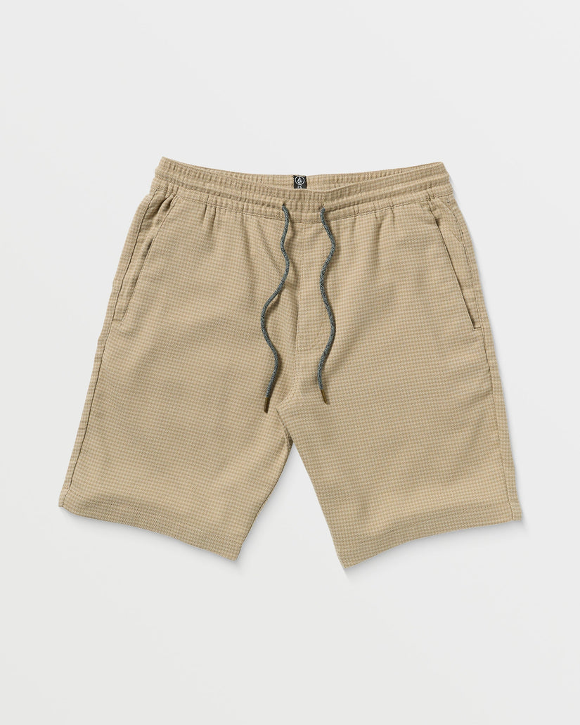Frickin Elasticated Waist 19" Shorts - LIGHT KHAKI