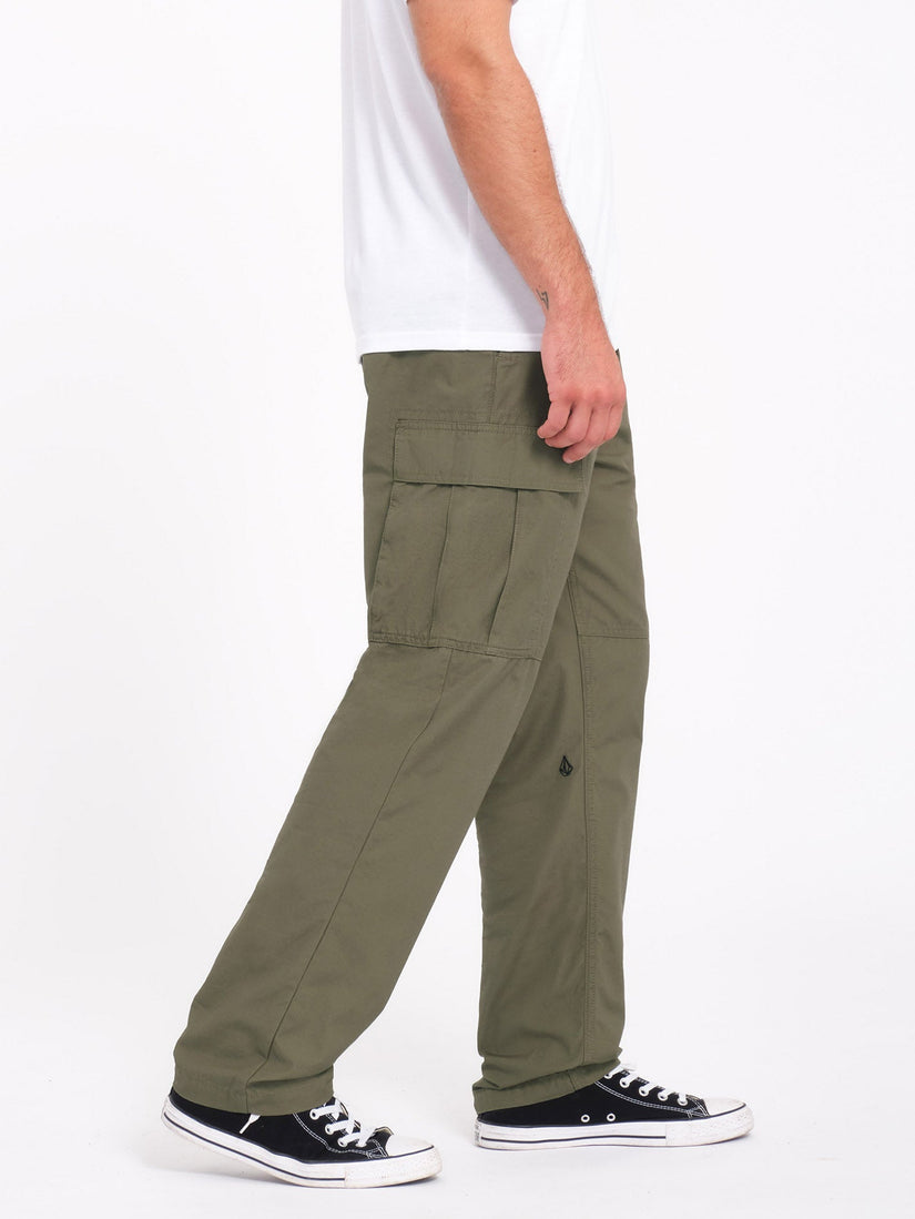 Strange Tripper Tapered Cargohose - Wintermoss