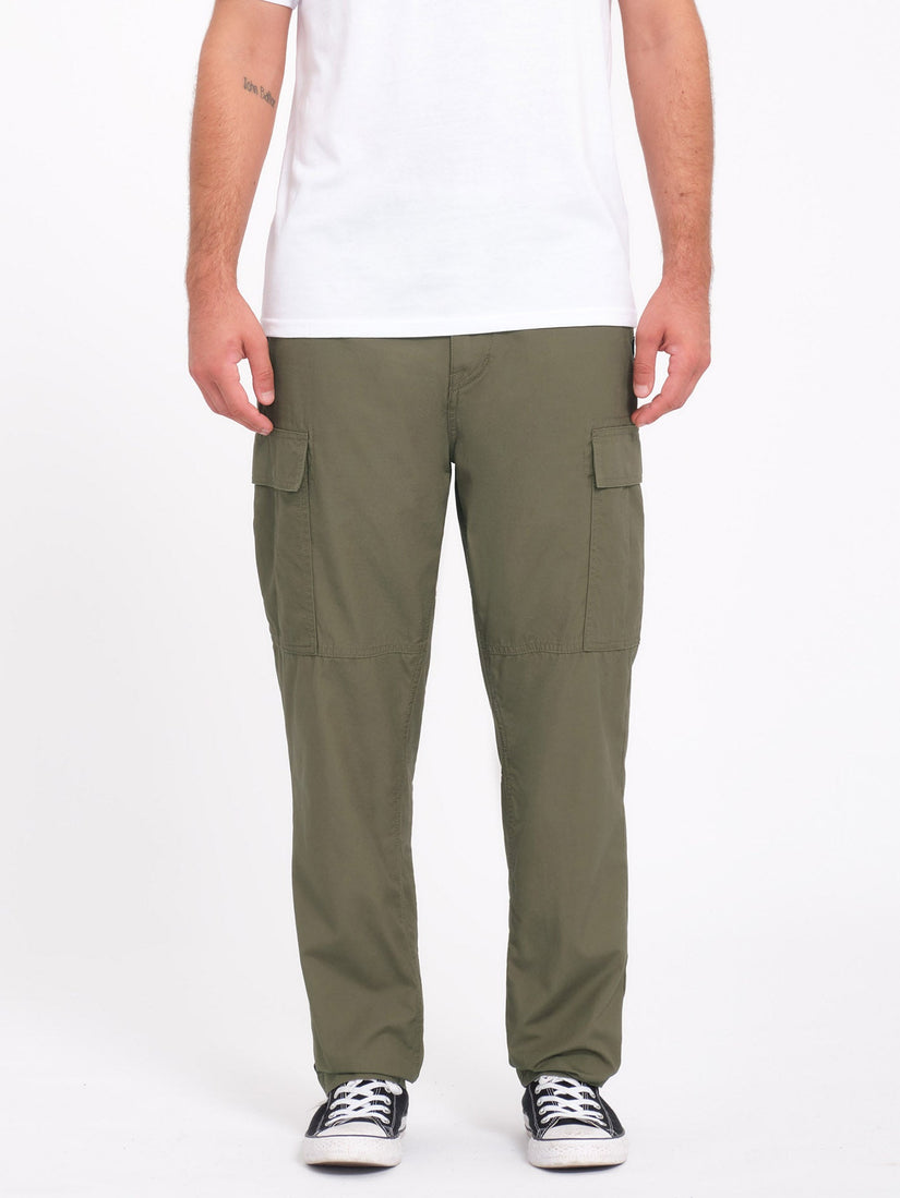 Strange Tripper Tapered Cargohose - Wintermoss