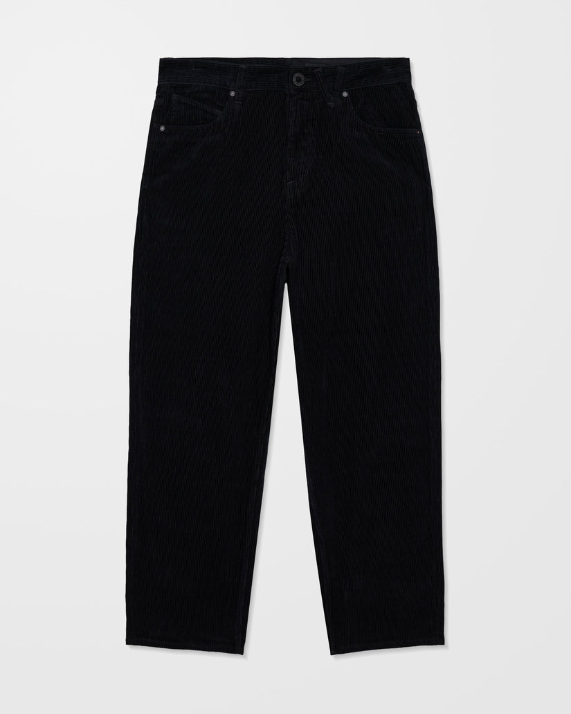 Billow Tapered Cordhose - Black