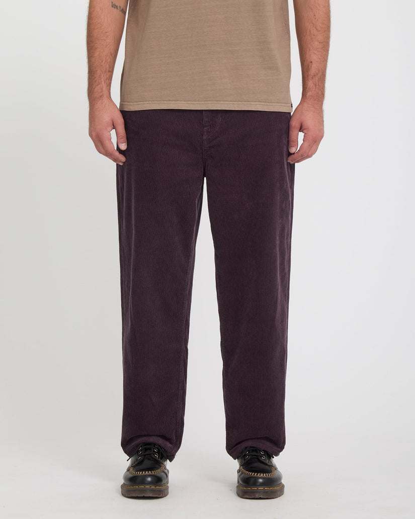 Billow Tapered Cordhose - Raisin