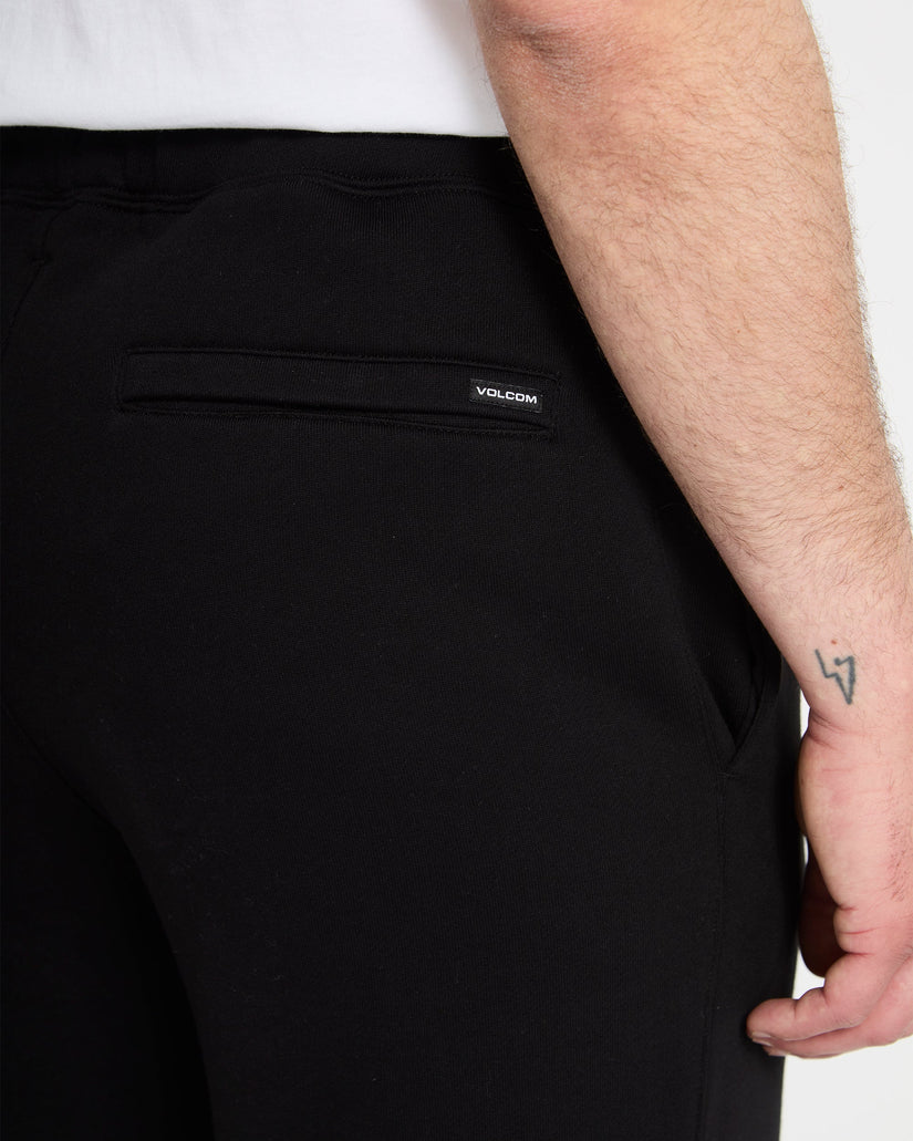 Single Stone Fleece Jogginghose - Black