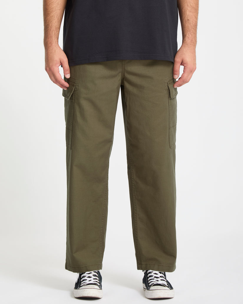 Billow Tapered Cargo-Hose - Sage Leaf