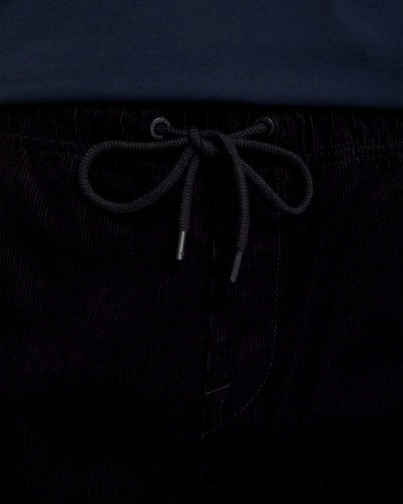 Freazy Loose Corduroy Hose - Black