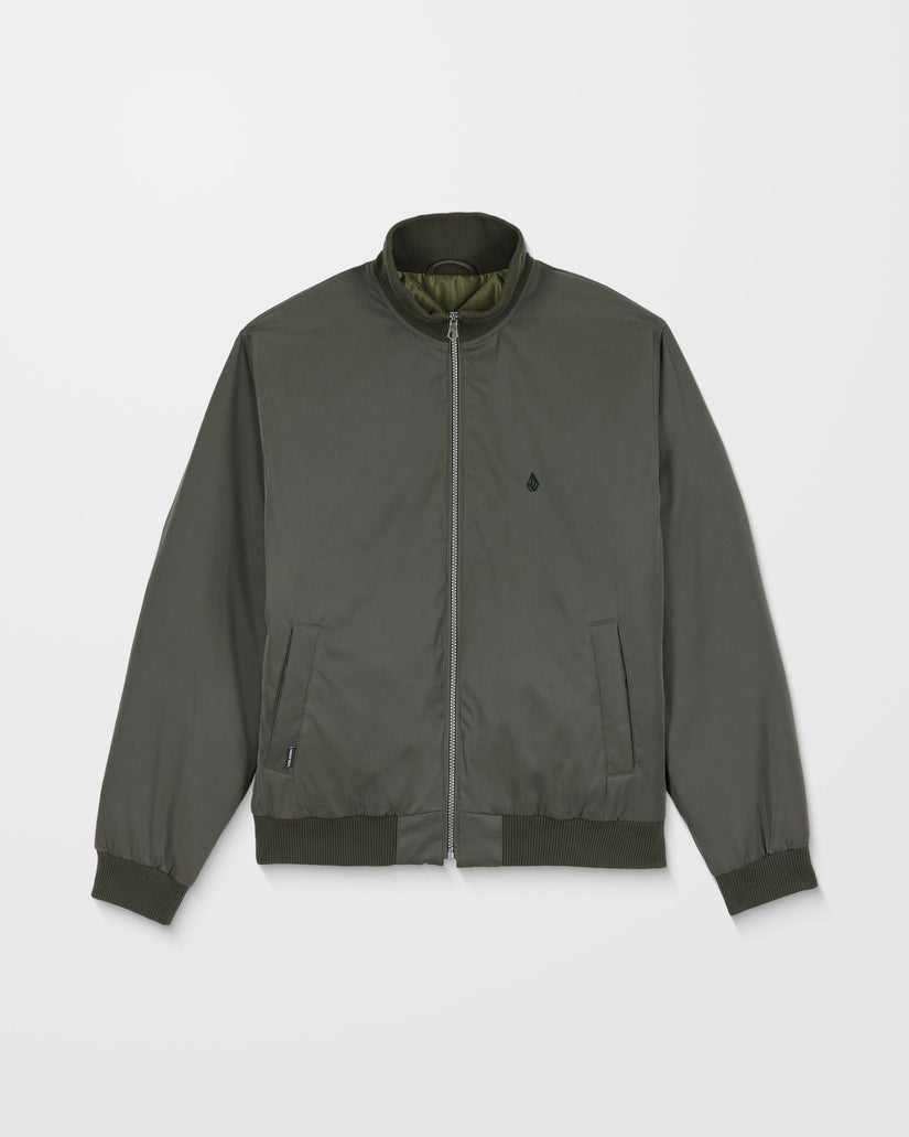 Damerman Bomberjacke - Rinsed Black