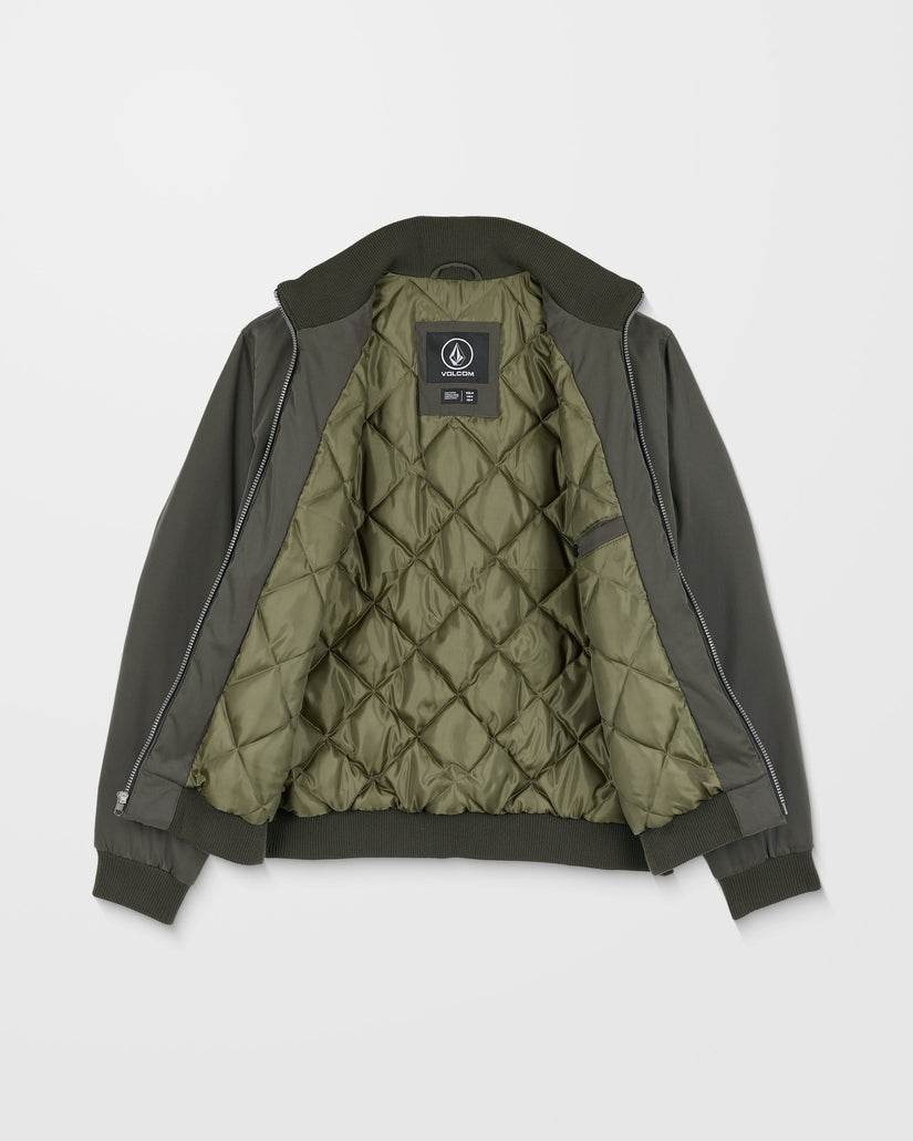 Damerman Bomberjacke - Rinsed Black