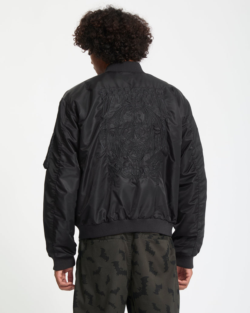 Skullarstone Bomberjacke - Black