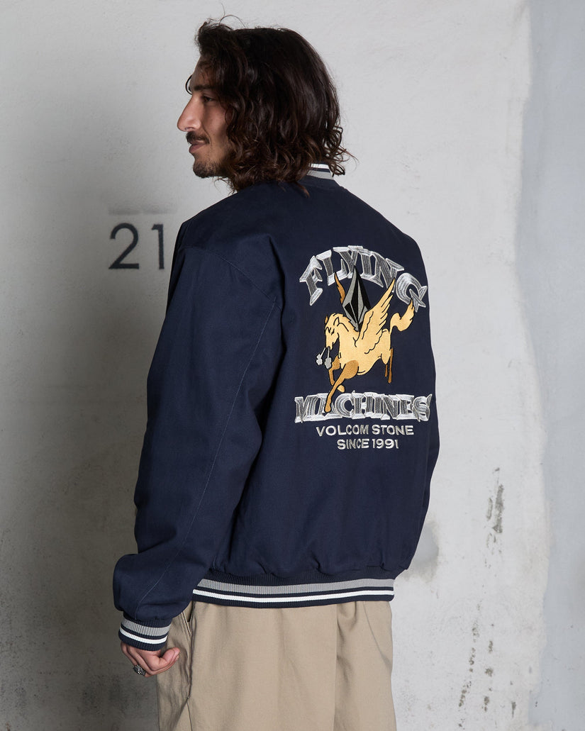 Flying Machines Bomberjacke - Navy