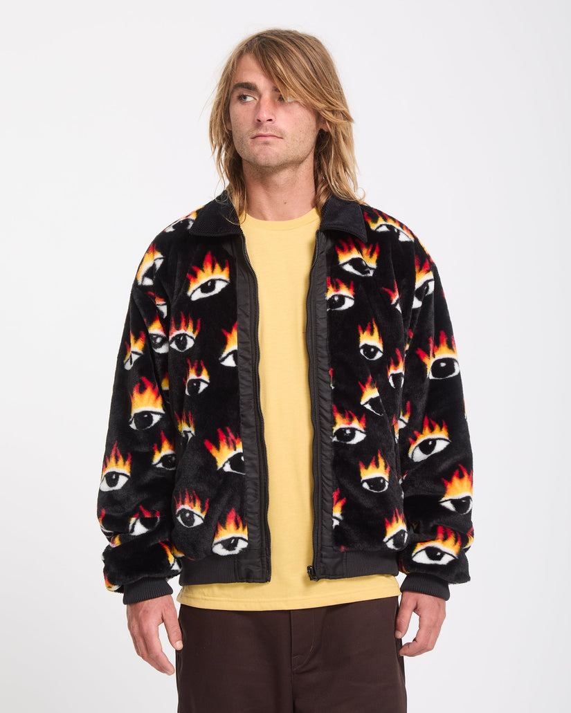 Ozzy Wendbare Bomberjacke - Black