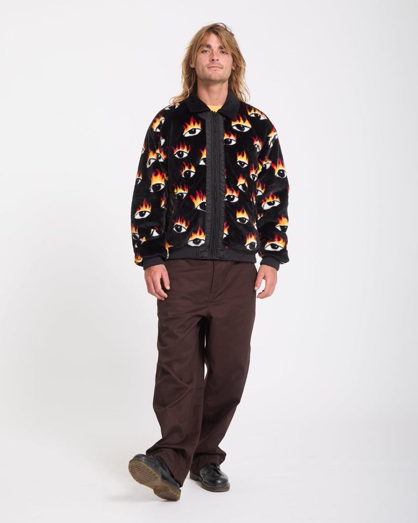 Ozzy Wendbare Bomberjacke - Black
