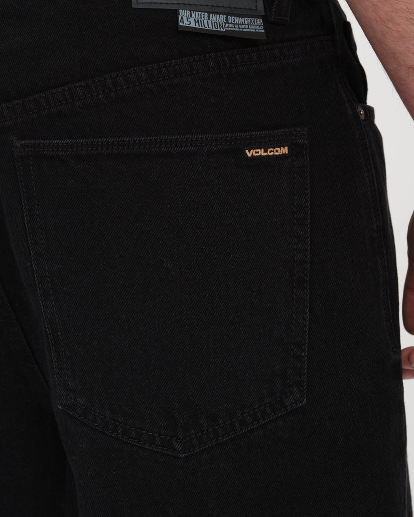 Billow 22" Jeansshorts - Black