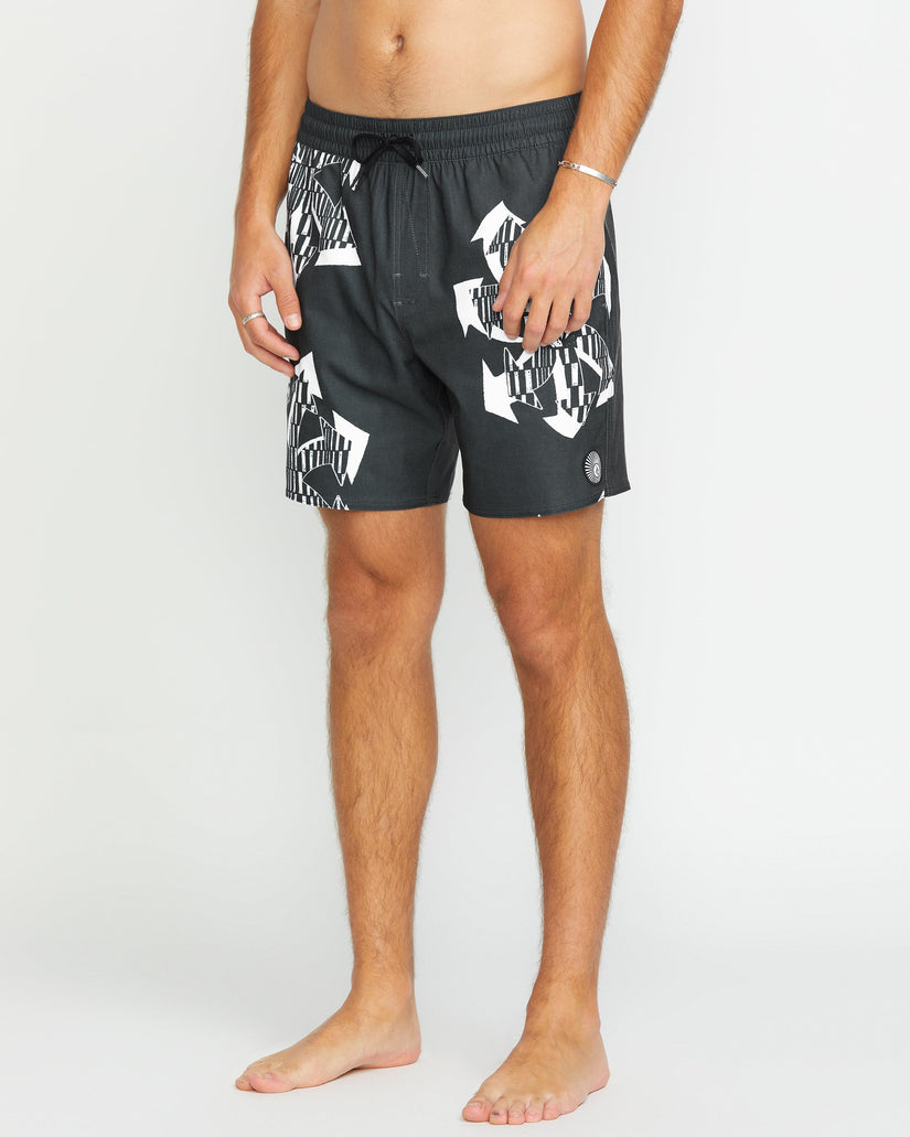 Unite Stoney Trunk 17" Boardshorts - BLACK