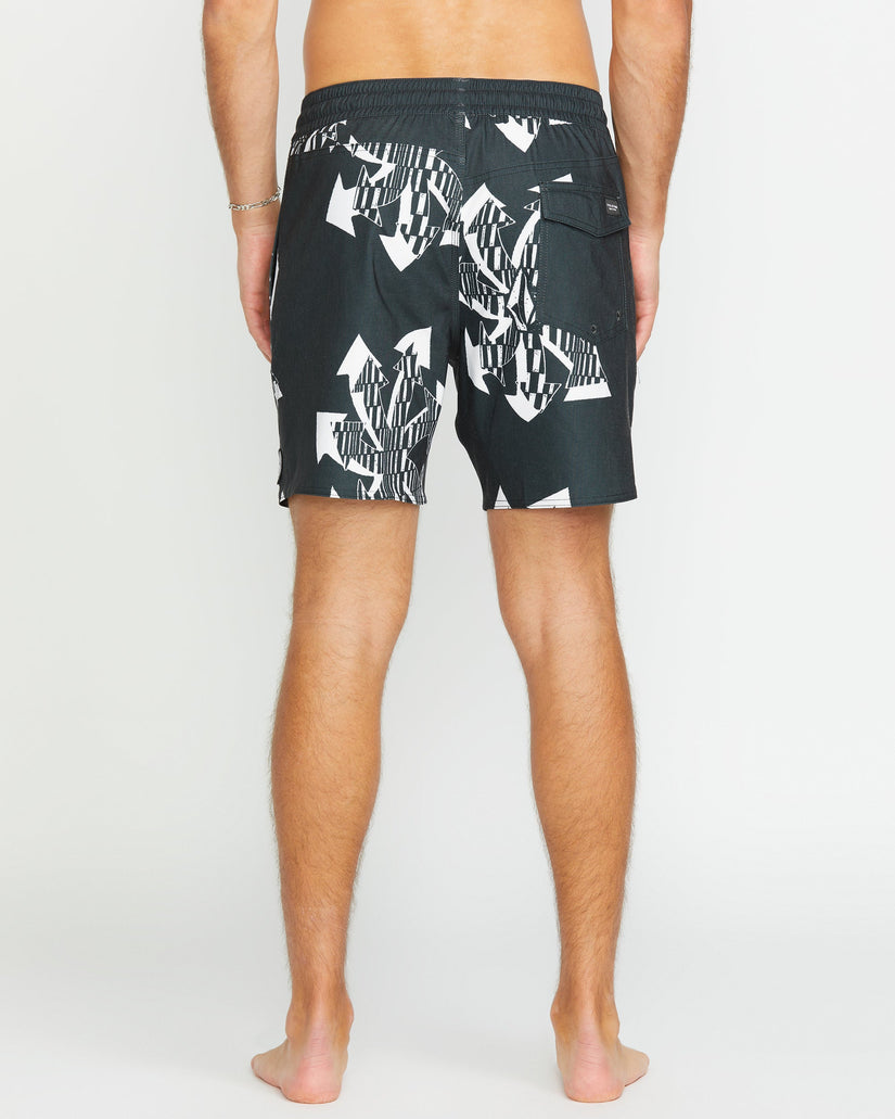 Unite Stoney Trunk 17" Boardshorts - BLACK