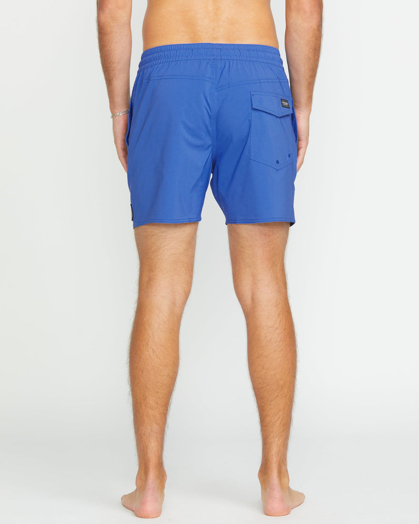 Lido Solid Trunk 16" Boardshorts - ULTRAMARINE