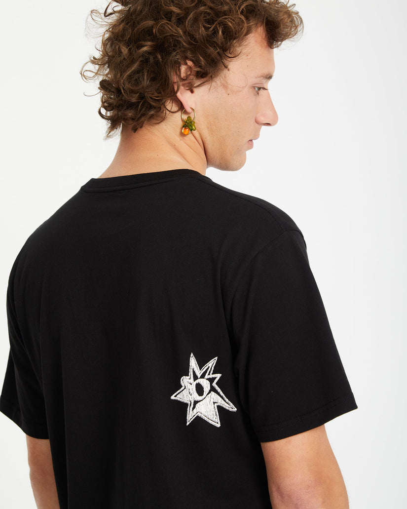 V Ent T-shirt - BLACK