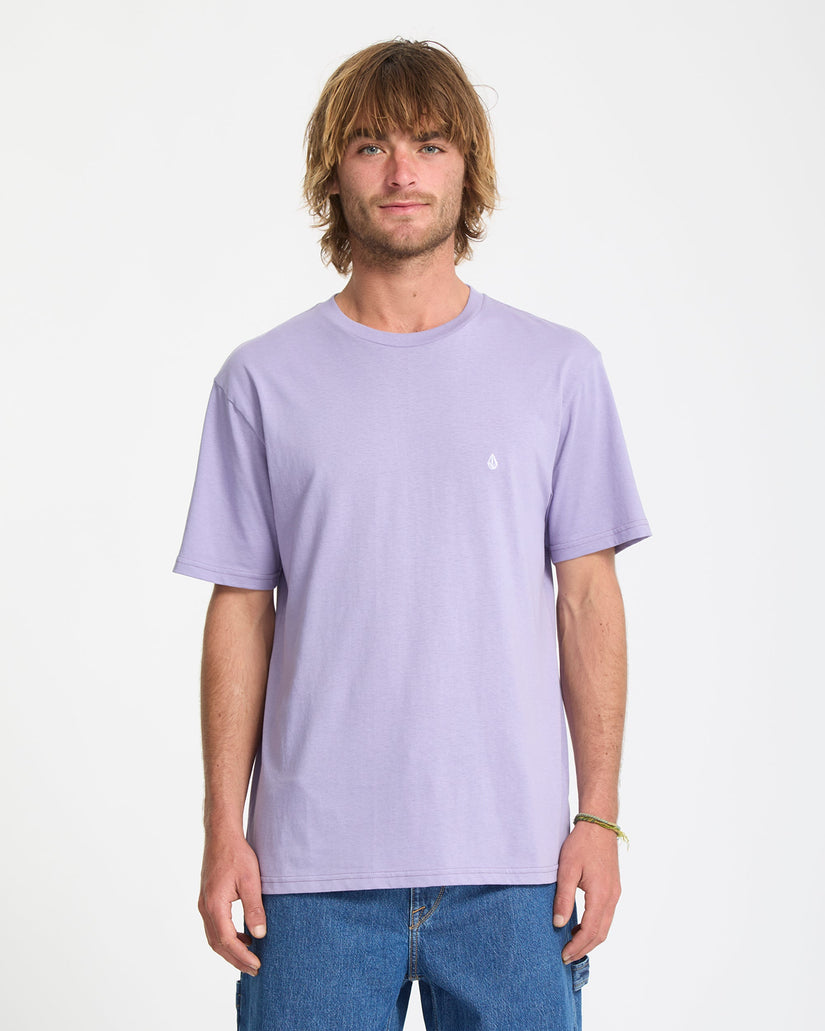 Stone Blanks T-Shirt - Purple Ash