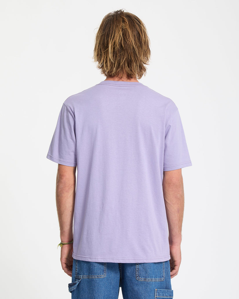 Stone Blanks T-Shirt - Purple Ash