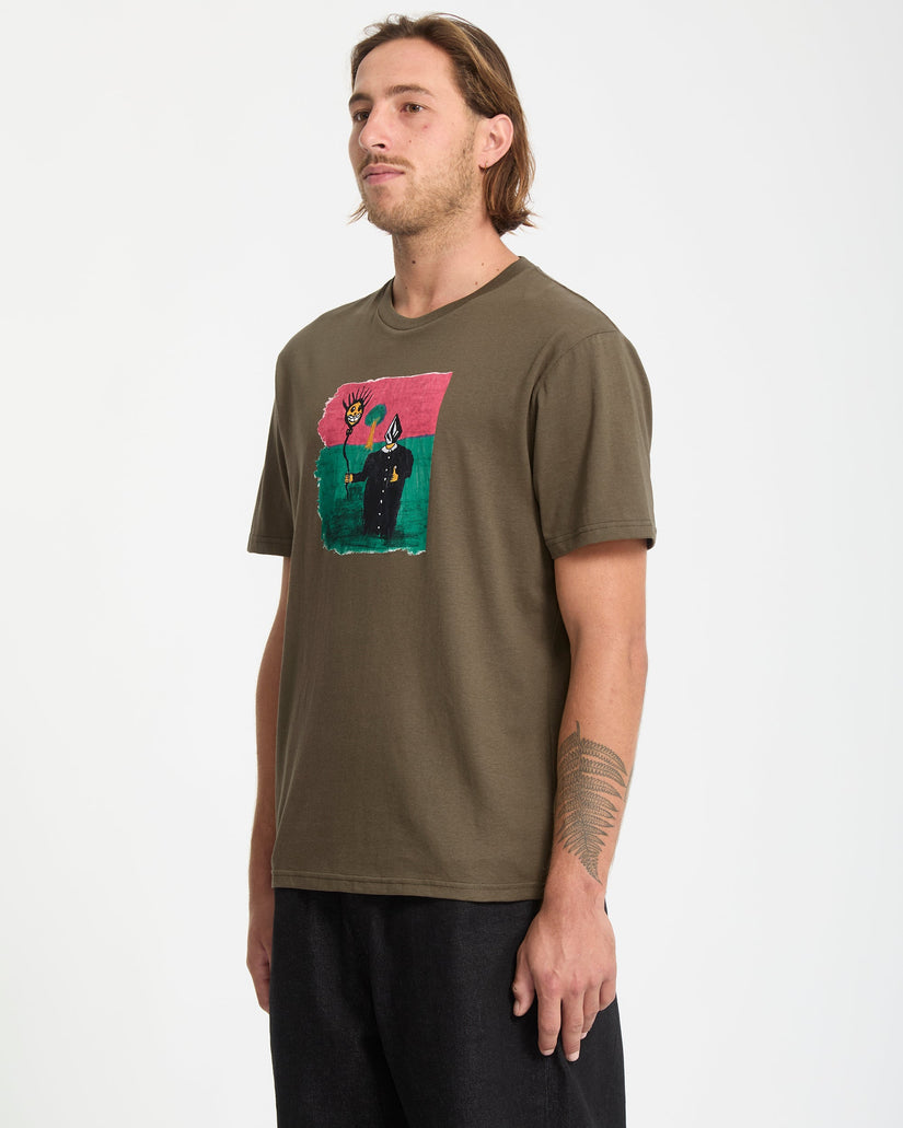 Issam T-Shirt - Sage Leaf