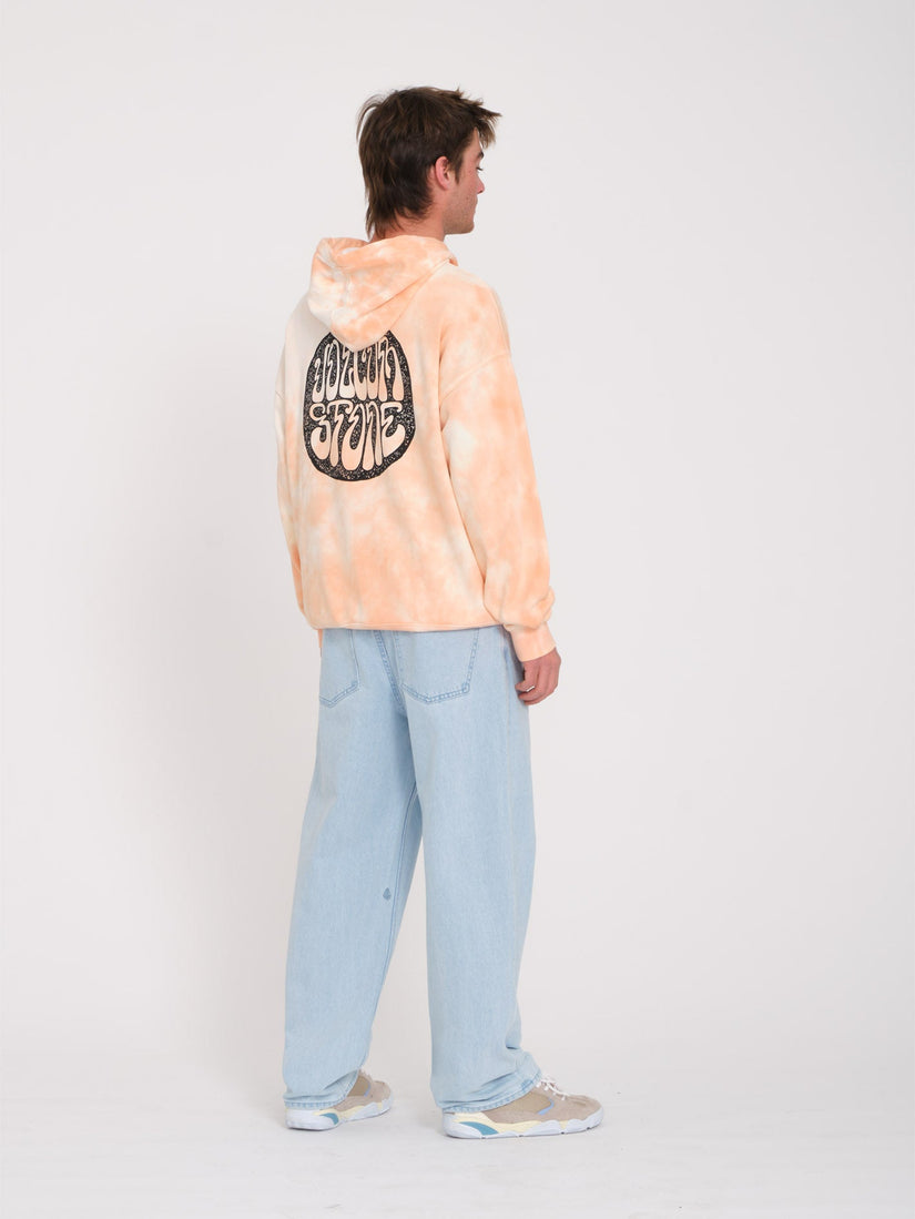 Trippin Dye Kapuzenpullover - PEACH BUD