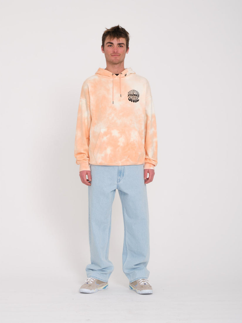 Trippin Dye Kapuzenpullover - PEACH BUD