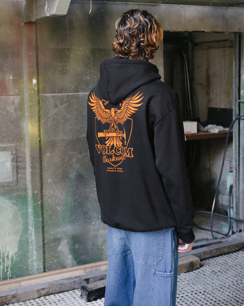 Hammered Hoodie - Black