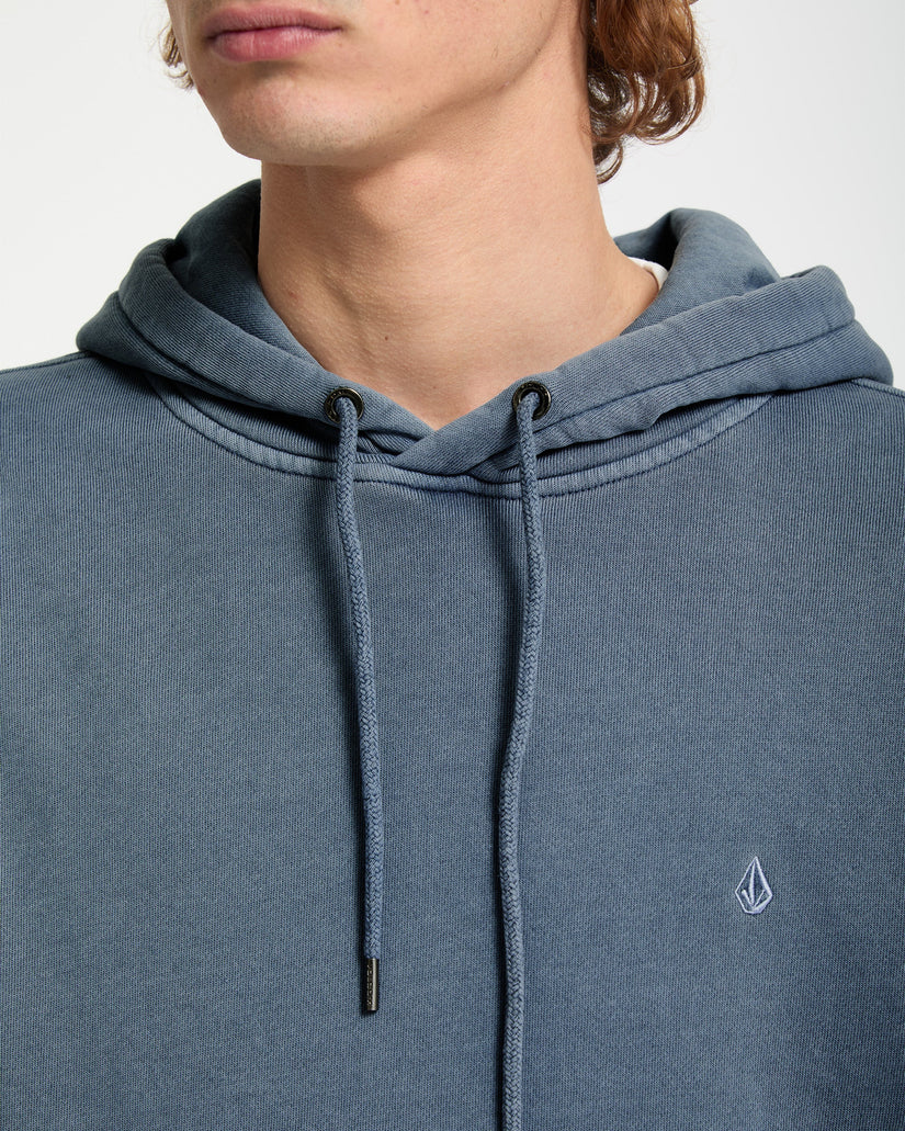 Single Stone Fleece-Hoodie - Blue Wash