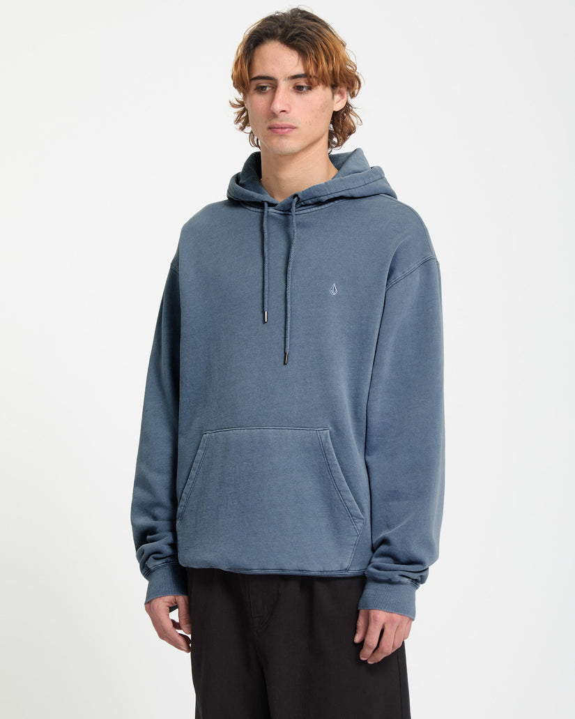 Single Stone Fleece-Hoodie - Blue Wash