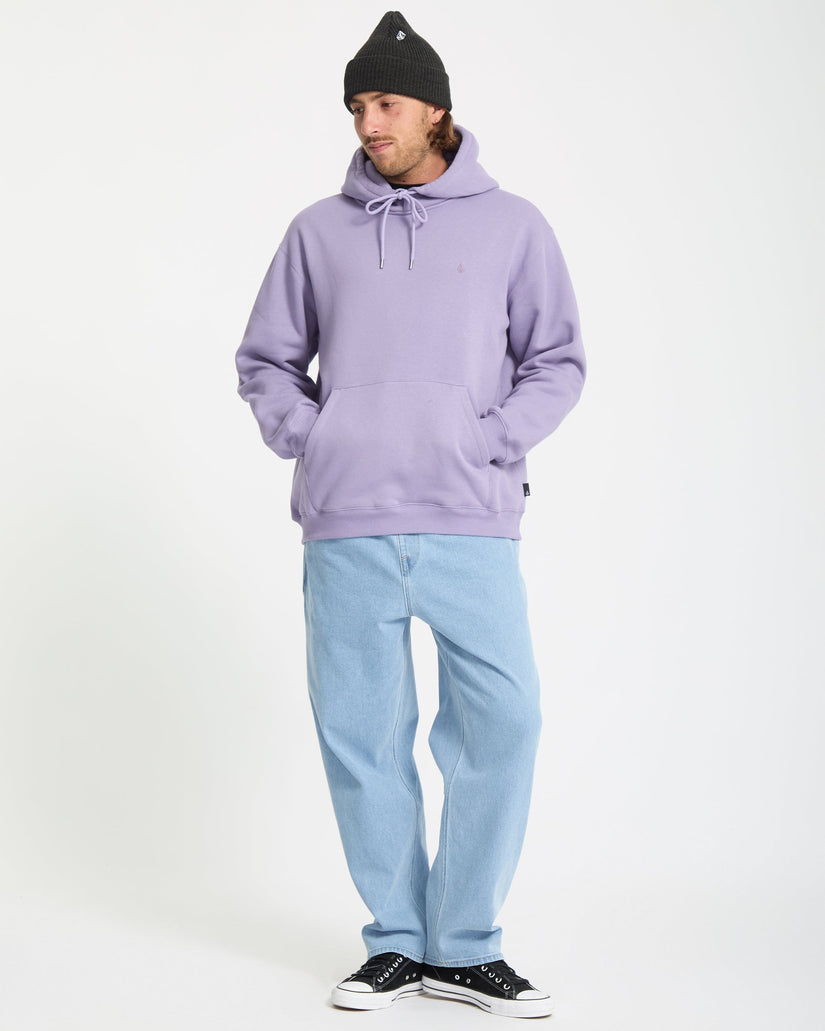 Single Stone Hoodie - Purple Ash