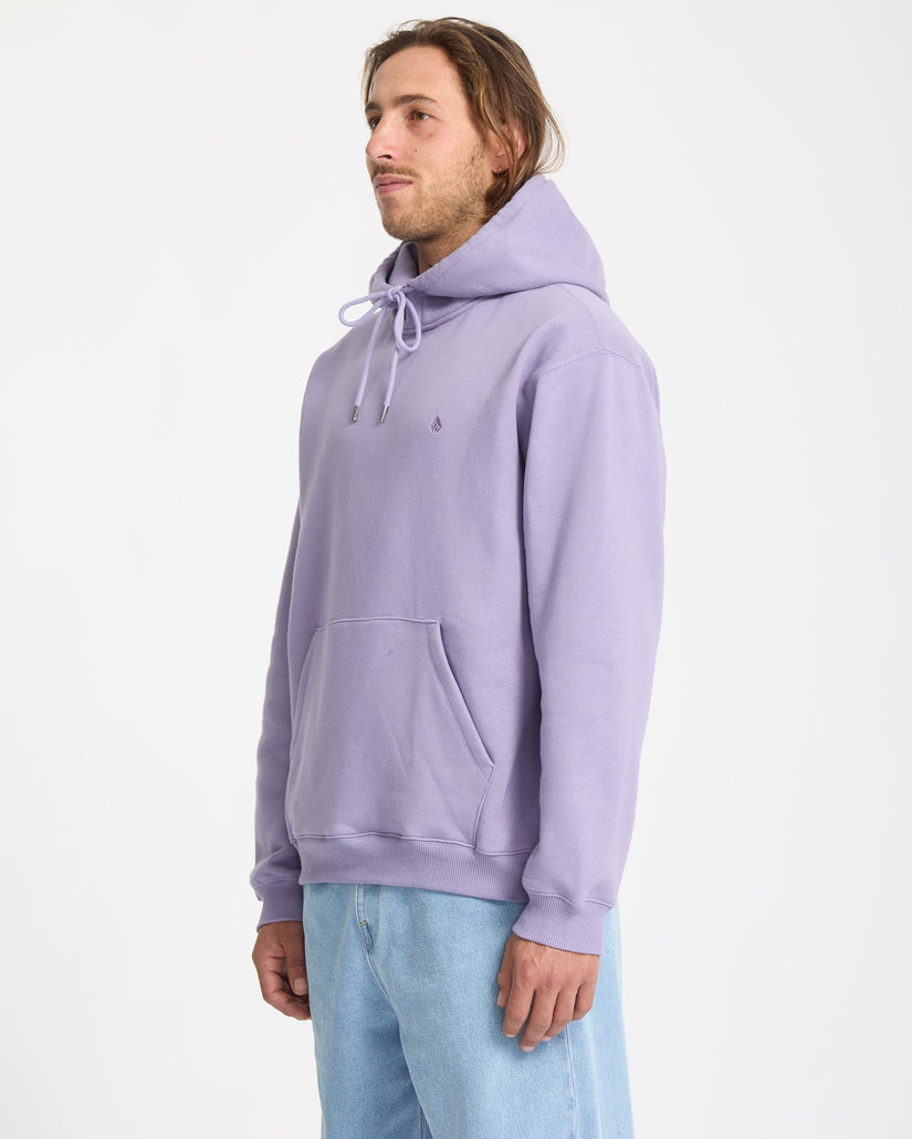 Single Stone Hoodie - Purple Ash