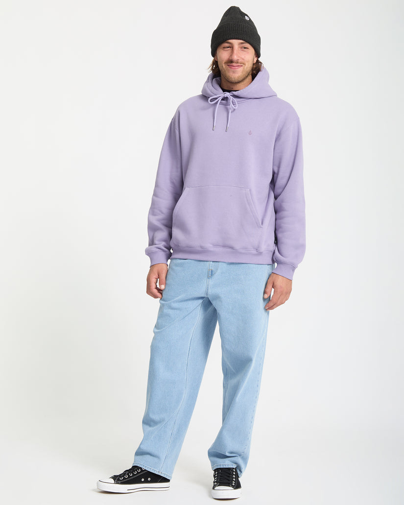 Single Stone Hoodie - Purple Ash