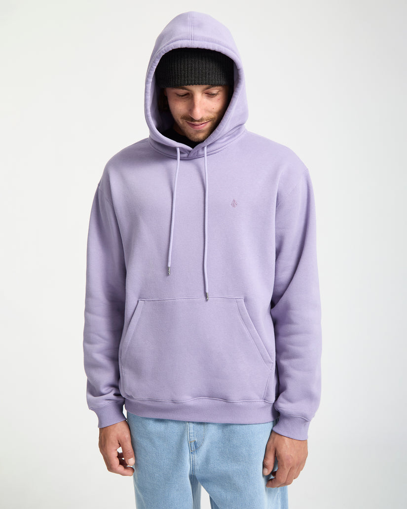Single Stone Hoodie - Purple Ash