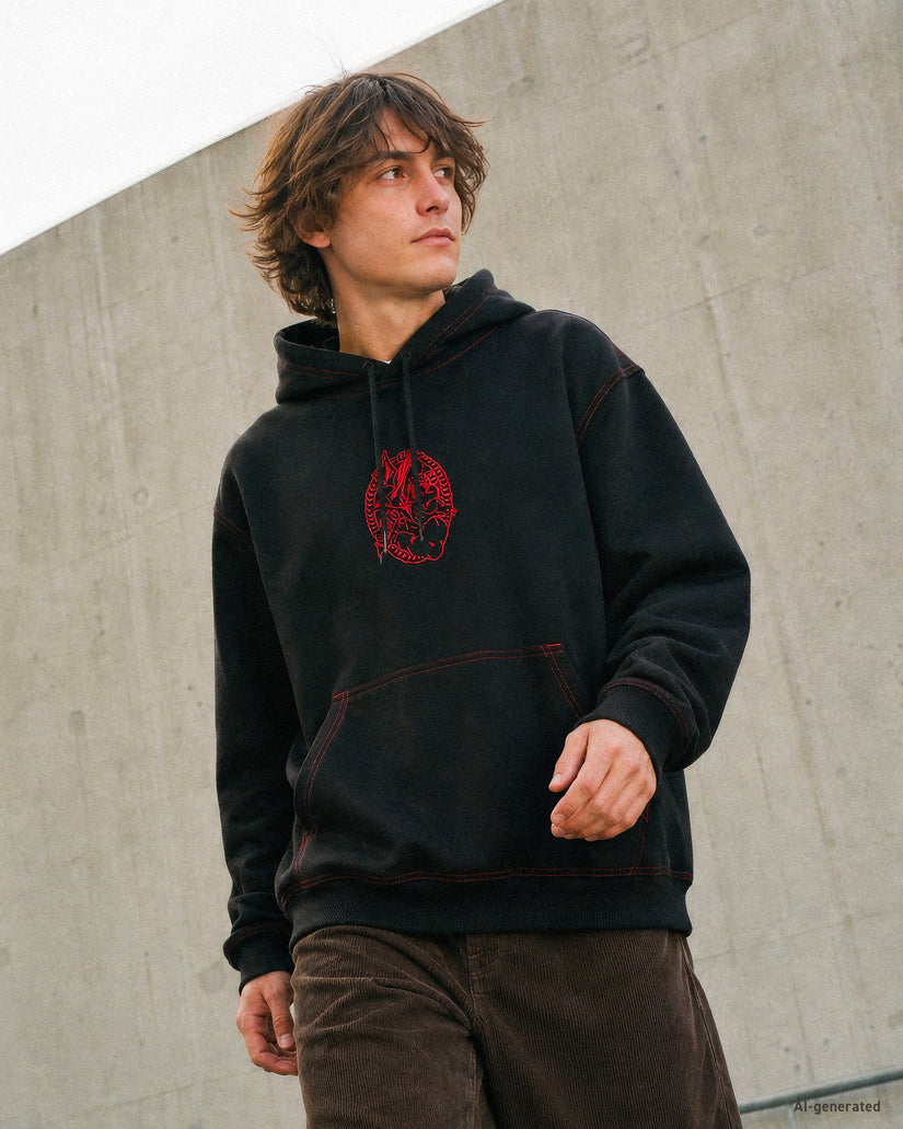 For The Stone Hoodie - Black